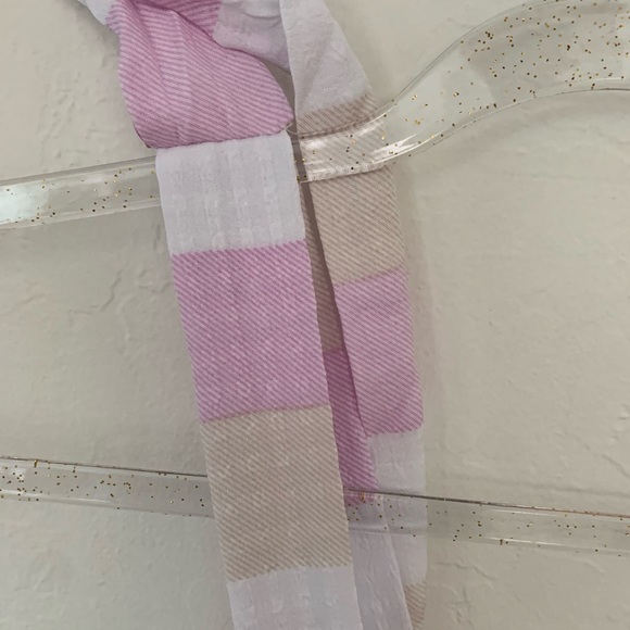 Summer pink checks gingham dress barbie style - Picture 6 of 6